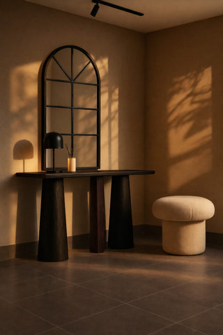 Black Timber Hallway