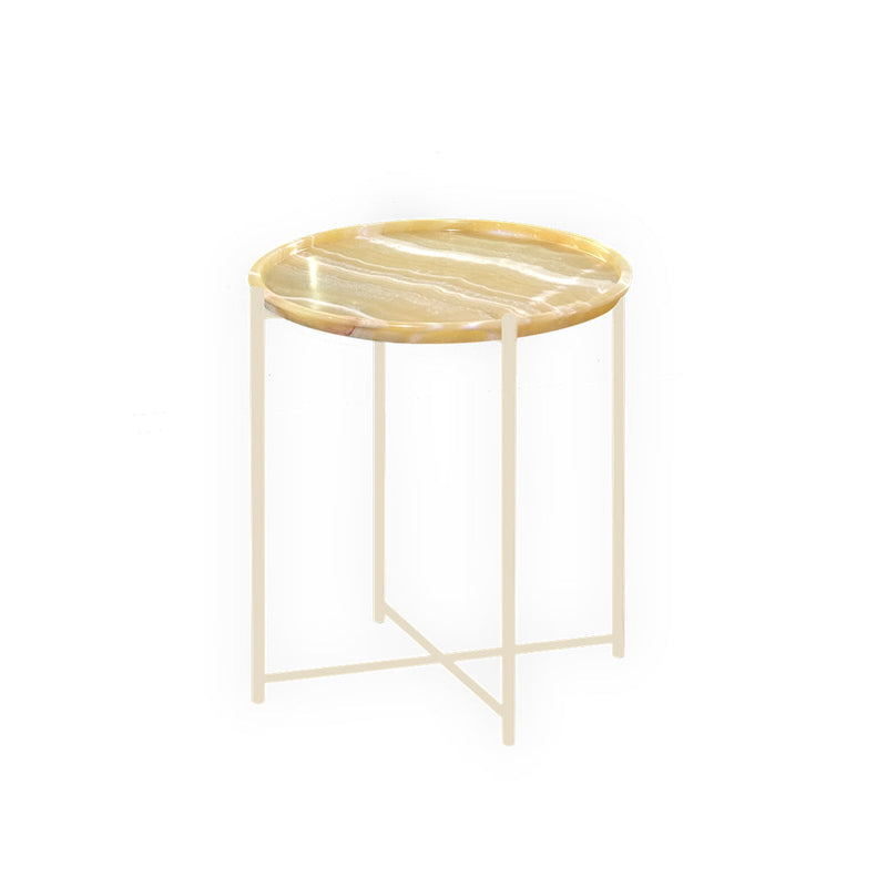 Gleem Tray Table - Alabaster