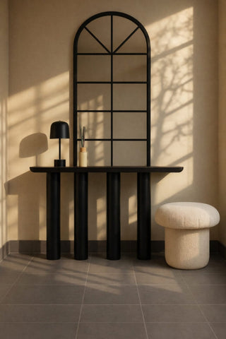 Black Timber Hallway