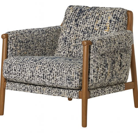 Timora Chair - Navy Pattern