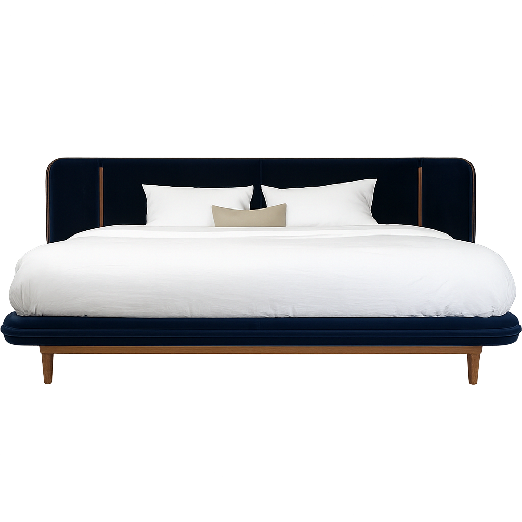 Burano Bed - Navy