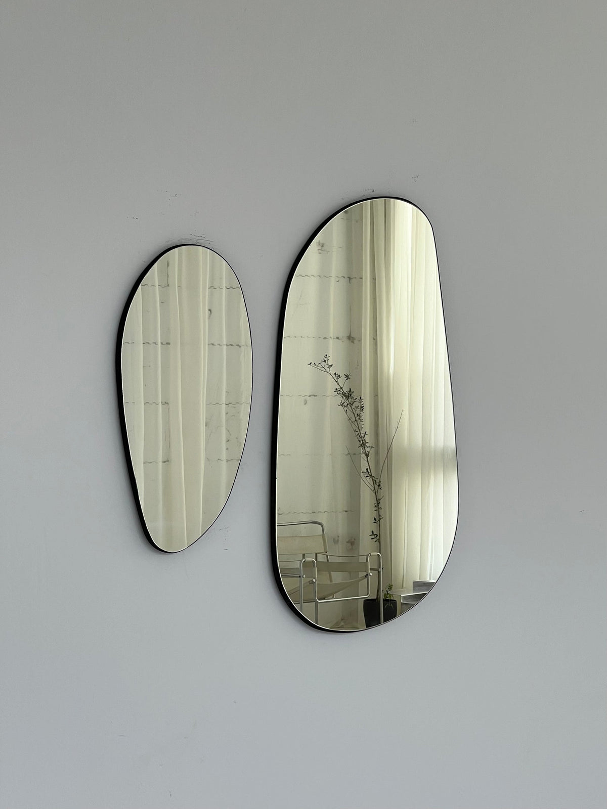 Drop-Mirror Set