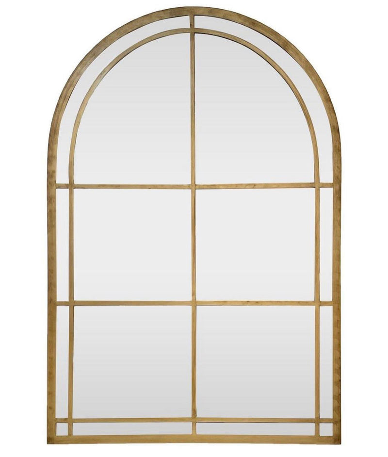 Bronze Windowpane Mirror