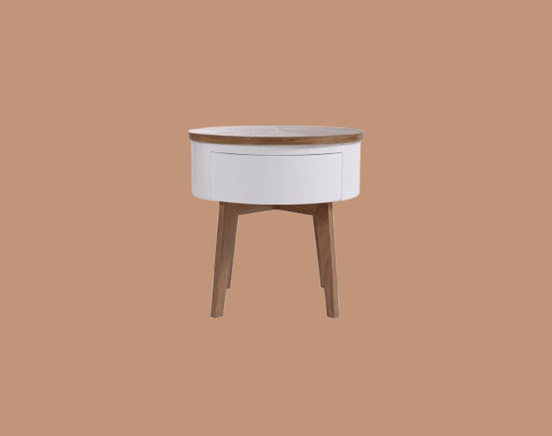Round night table