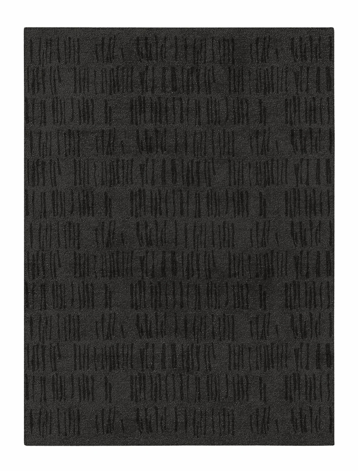 Bark Rug - Black