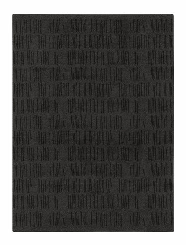 Bark Rug - Black