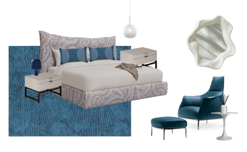 Bleu Blanc City Bedroom 2