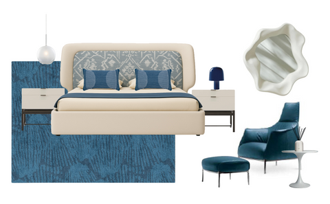 Bleu Blanc City Bedroom 2