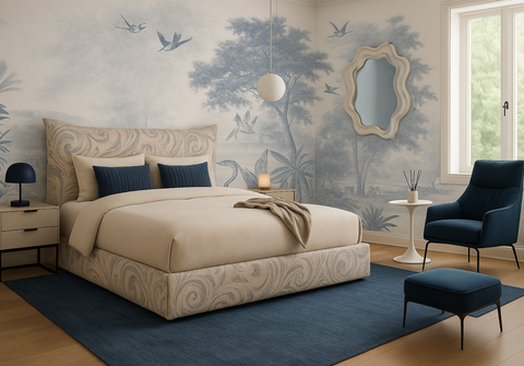 Bleu Blanc City Bedroom 2