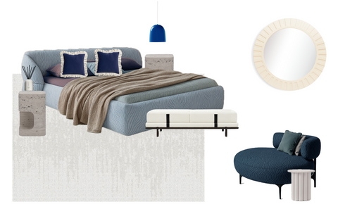 Bleu Blanc City Bedroom 3