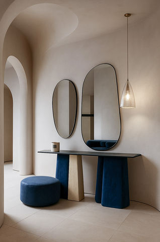 Bleu Blanc City Hallway