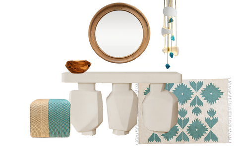 Bleu Blanc Coastal Hallway