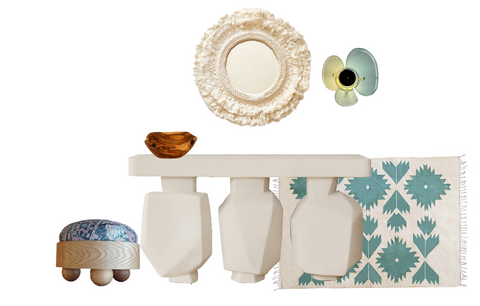 Bleu Blanc Coastal Hallway