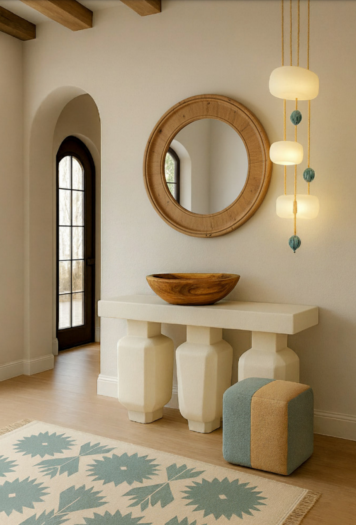 Bleu Blanc Coastal Hallway