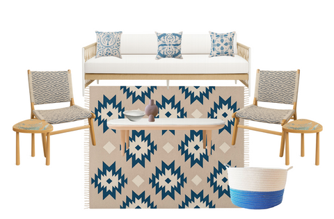 Bleu Blanc Coastal Outdoor