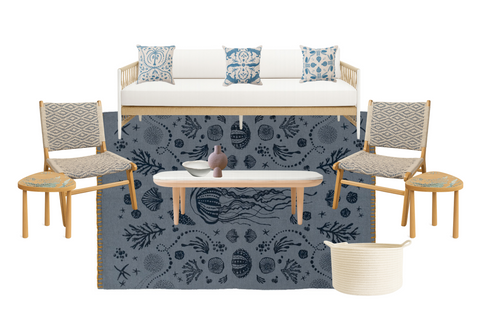 Bleu Blanc Coastal Outdoor