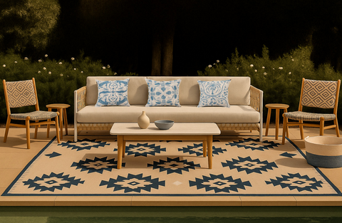 Bleu Blanc Coastal Outdoor