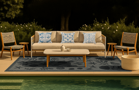 Bleu Blanc Coastal Outdoor