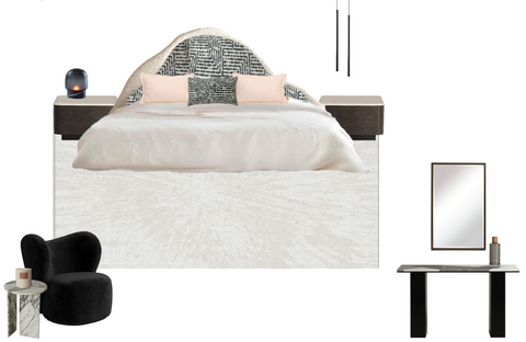 Black & White Bedroom 1