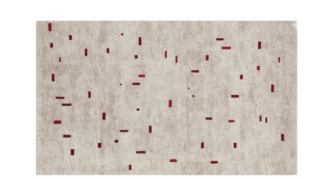 Intimo Rug - Offwhite x Burgundy