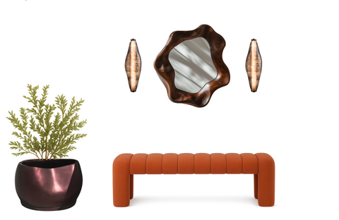 Mid Century Modern Entrance Hall