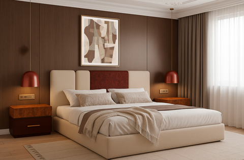 Mid Century Modern Bedroom 1