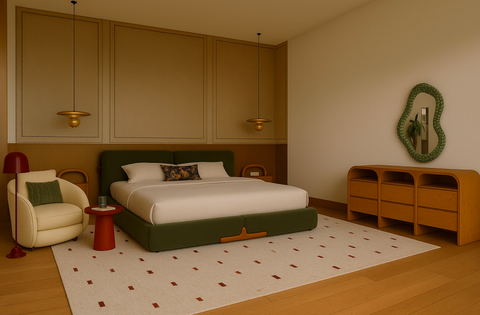 Mid Century Modern Bedroom 2