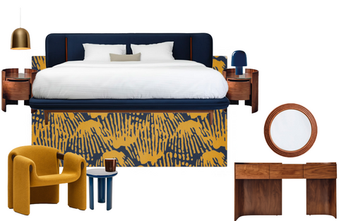 Mid Century Modern Bedroom 3