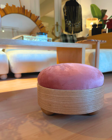 Bonbona Pouf - Dusty Rose