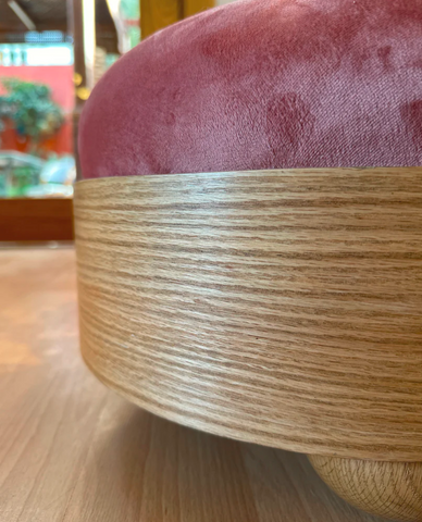 Bonbona Pouf - Dusty Rose