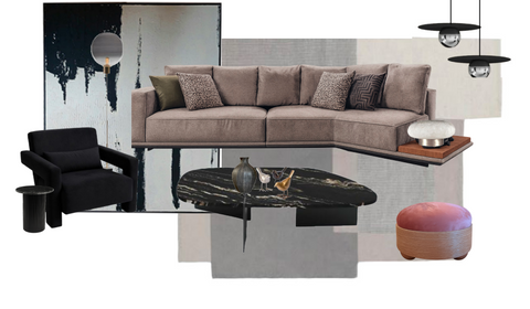 Black Timber Living Room