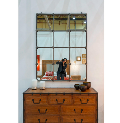 Floral Rectangle Mirror