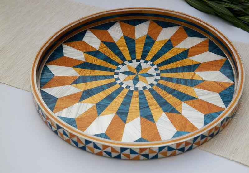 Modern Geometric Tray