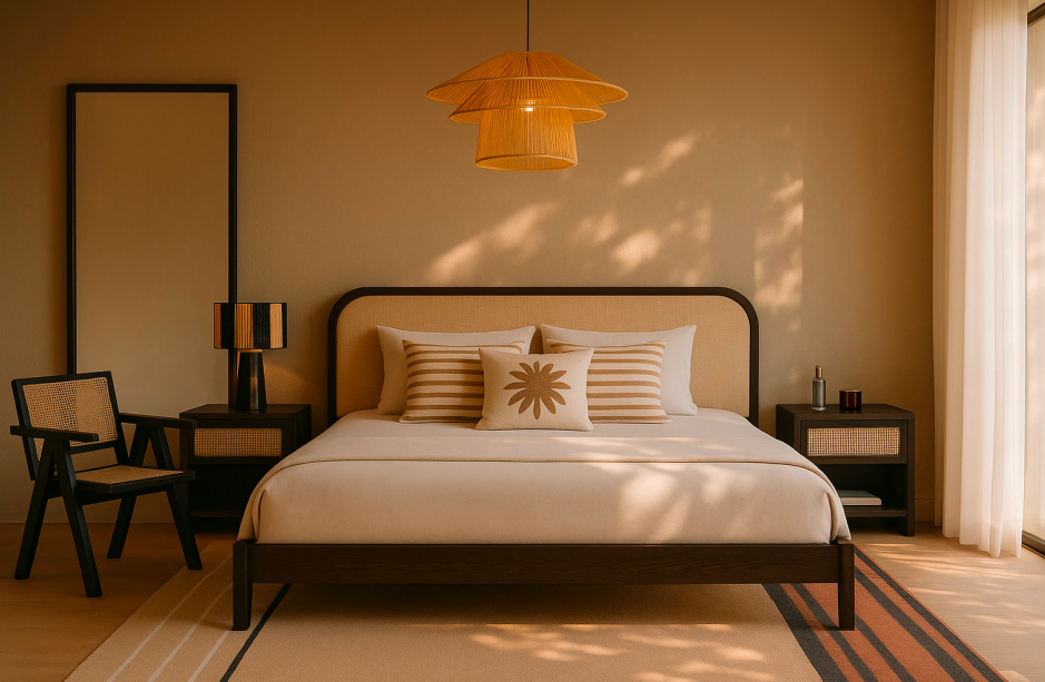 Black Timber Bedroom 1