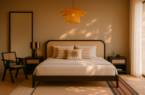 Black Timber Bedroom 1