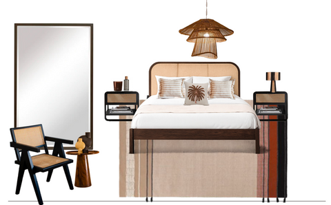 Black Timber Bedroom 1