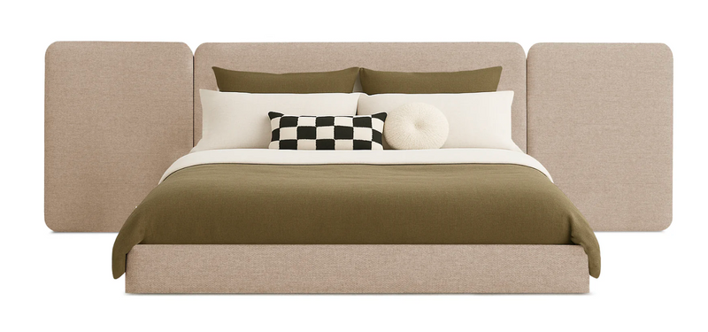 Grid Linen Bed