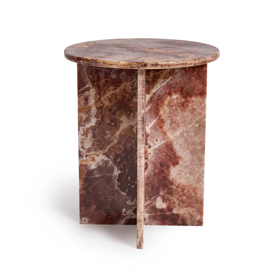Onyx Marble Side Table
