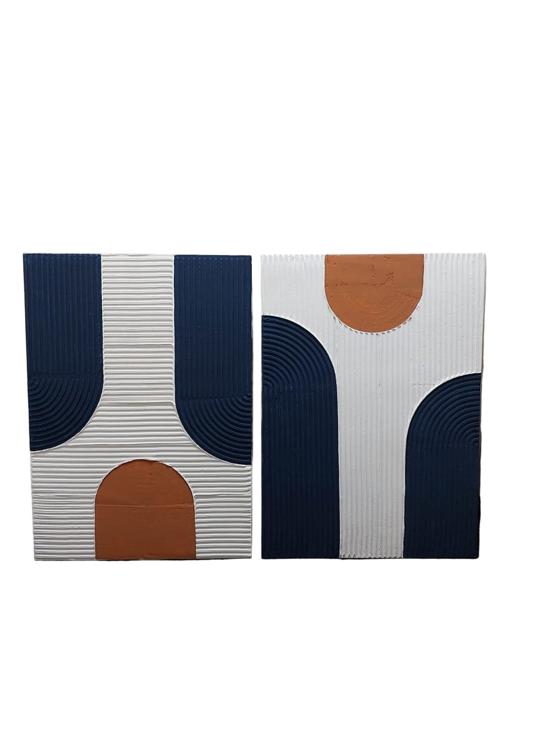 Ribbed Rainbow Painting