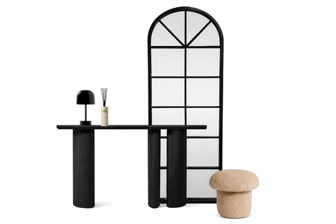 Black Timber Hallway