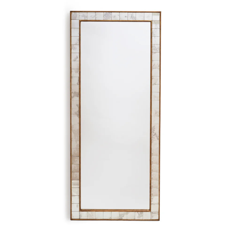 Rectangular and Antiqued Mirror