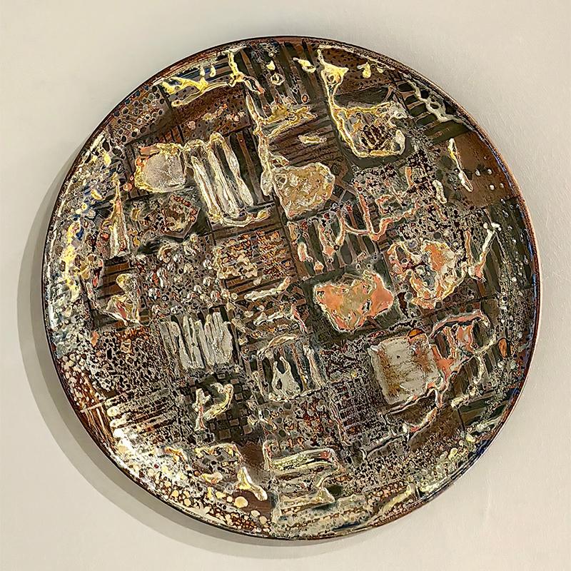 Wall Art 5 - Metallic Brown