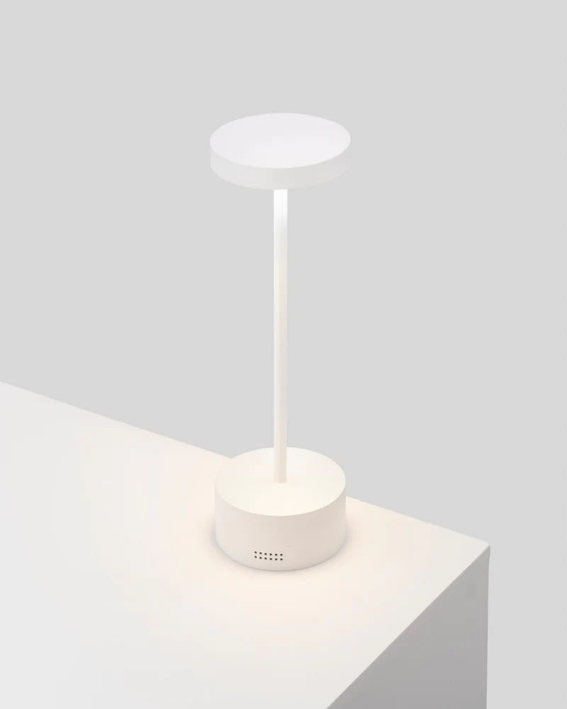 White Slender Table Lamp